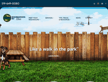 Tablet Screenshot of neighbourhoodpetclinic.com